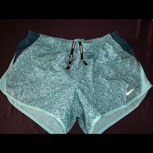 Aqua Blue Nike Running Shorts